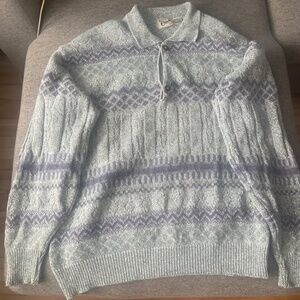 vintage wool knit large